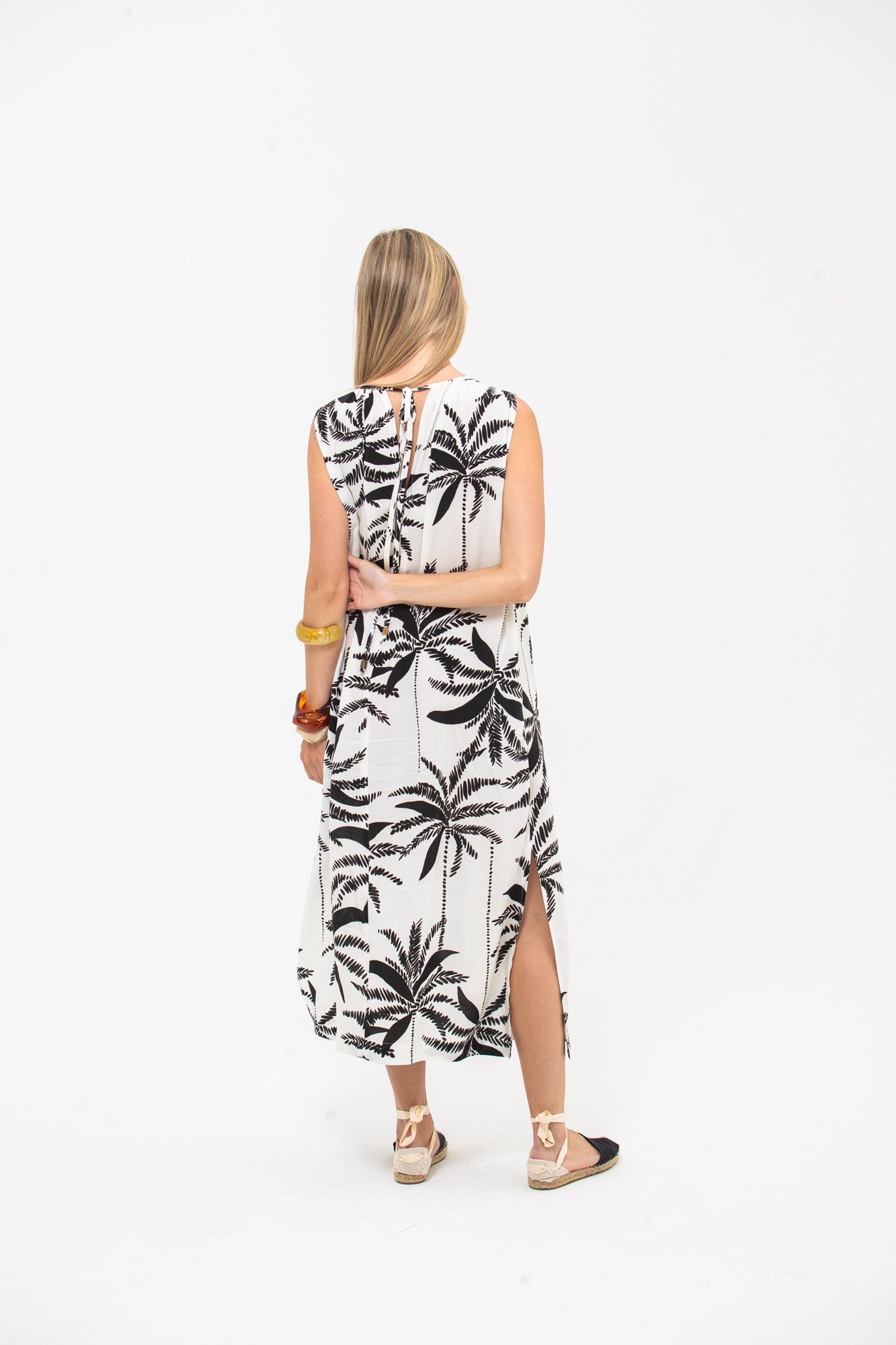 Simone Dress- Black and White