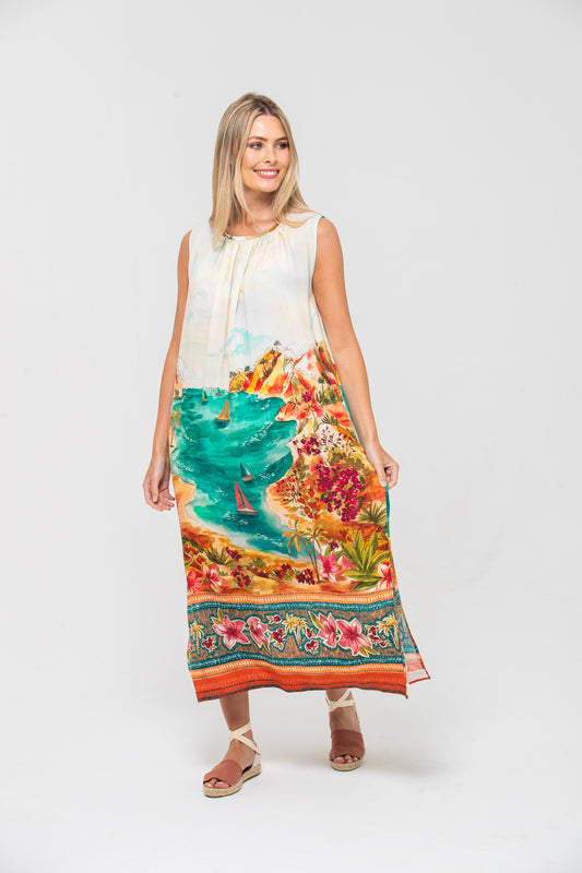Simone Dress- Tropical