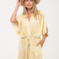 Grace Maxi Dress - Yellow and White