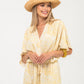 Grace Maxi Dress - Yellow and White