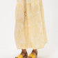 Grace Maxi Dress - Yellow and White