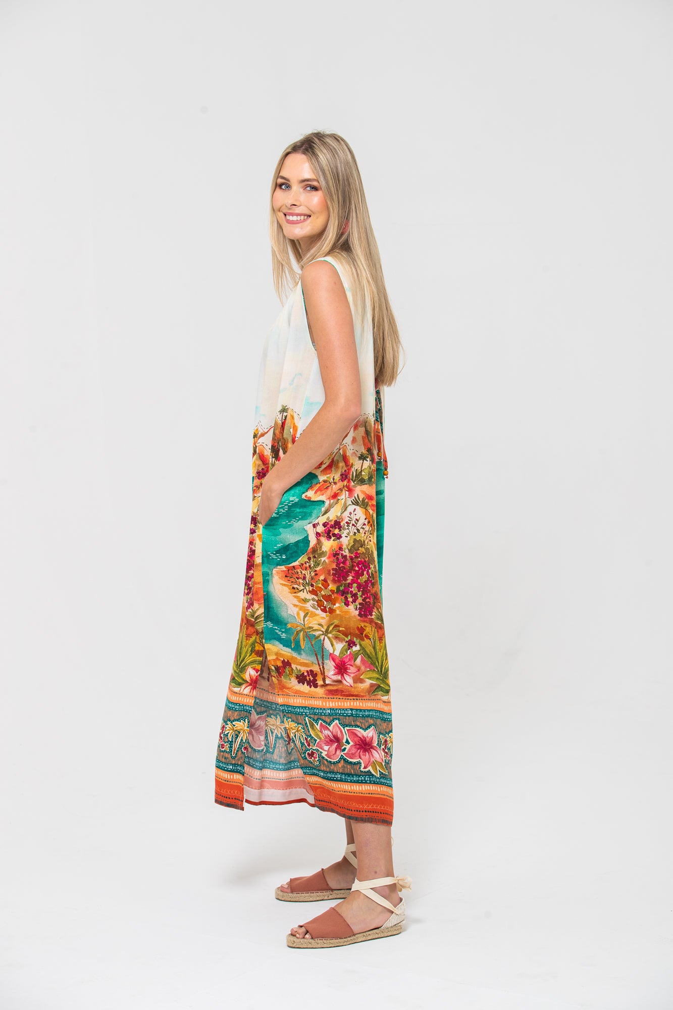 Simone Dress- Tropical