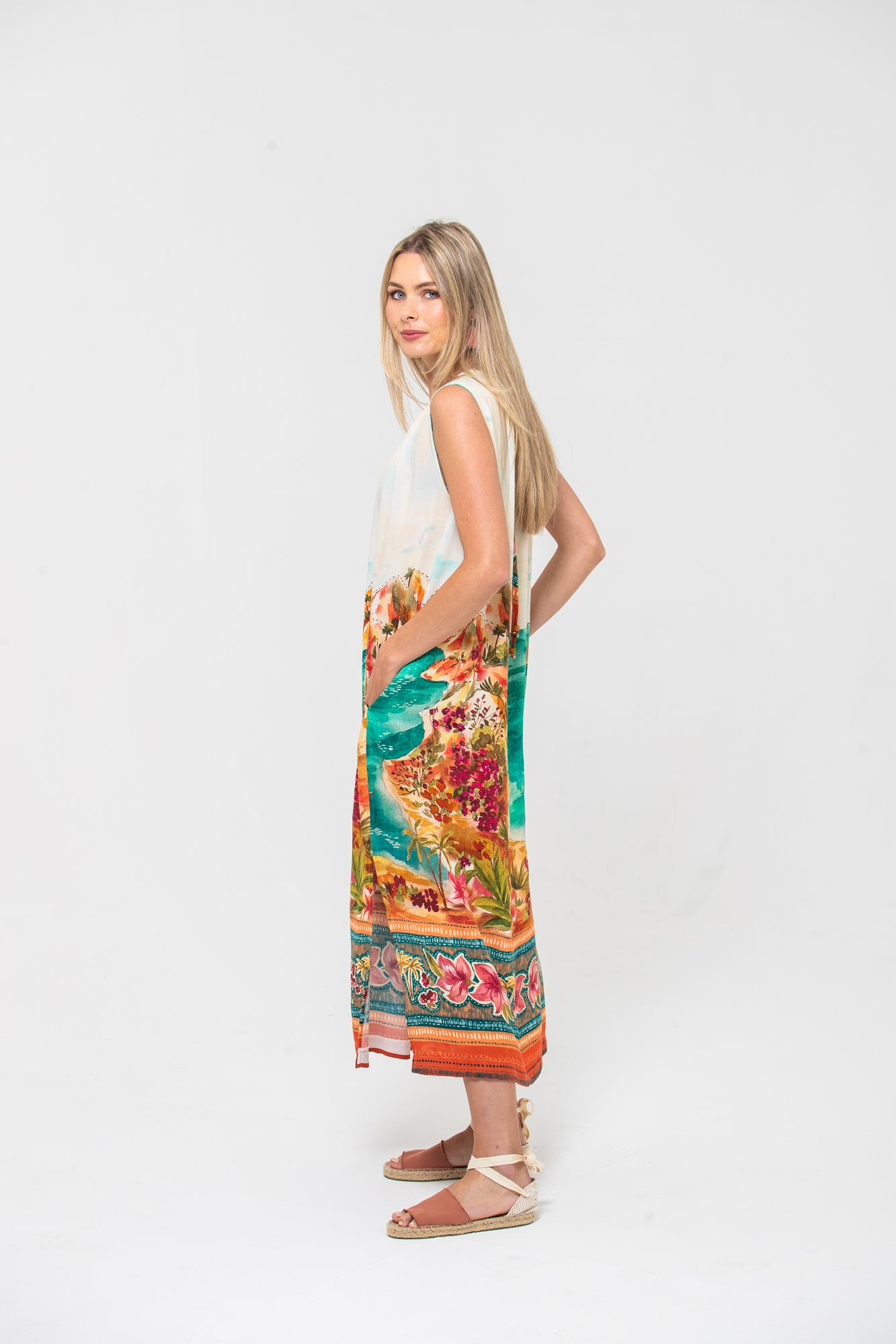 Simone Dress- Tropical