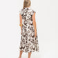 Cabo Dress - Chocolate and White
