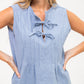Milos Sleeveless shirt - Light Denim