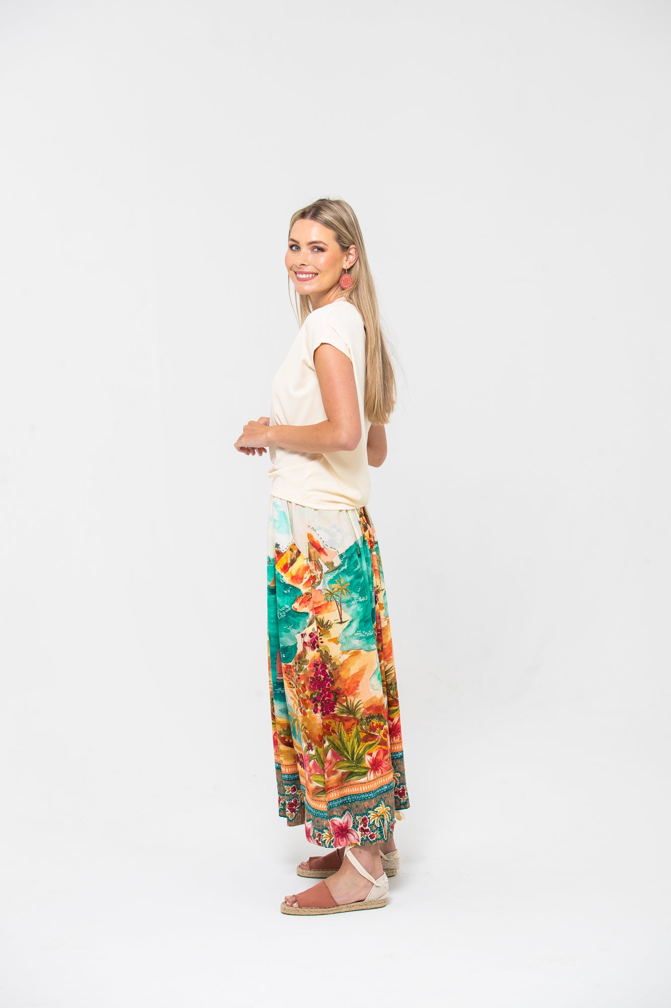 Sorrento Skirt - Tropical