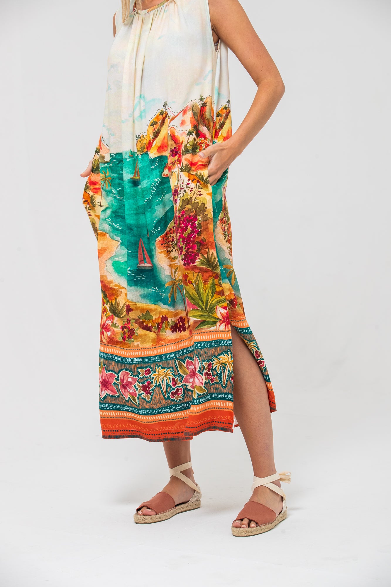 Simone Dress- Tropical