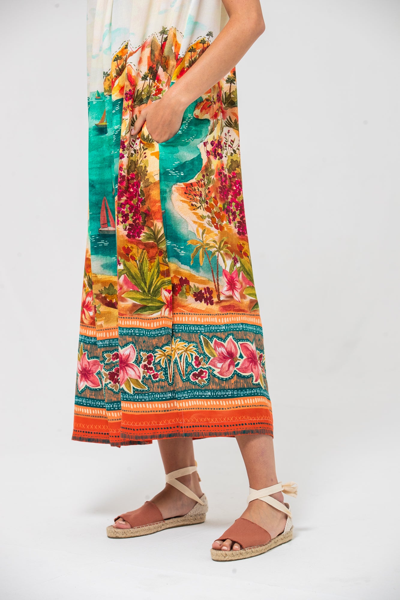 Simone Dress- Tropical