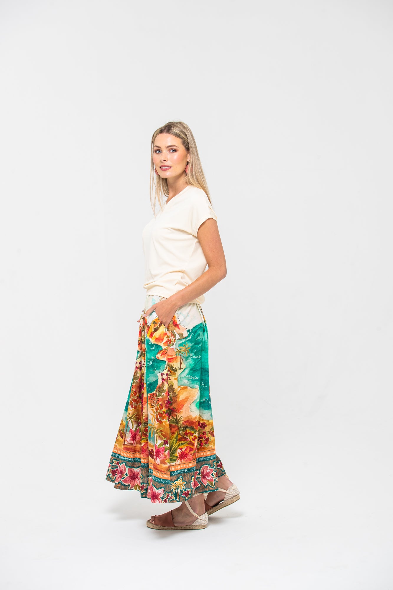 Sorrento Skirt - Tropical