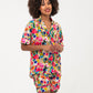 Short Pyjama Set - Pink Poppy