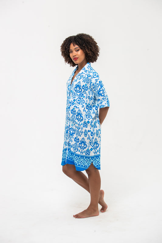 Summer Nightshirt - Turquoise