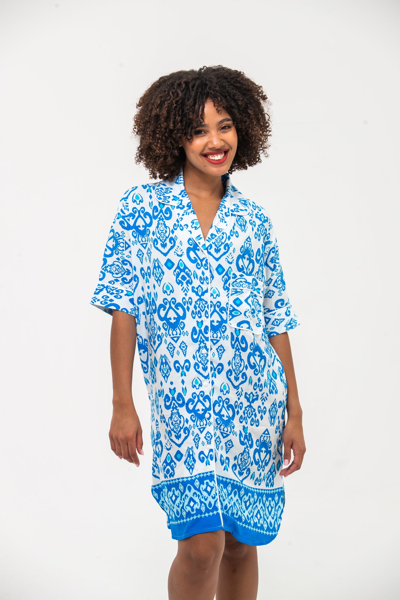 Summer Nightshirt - Turquoise