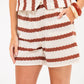 Ibiza Shorts - Chocolate & Creme