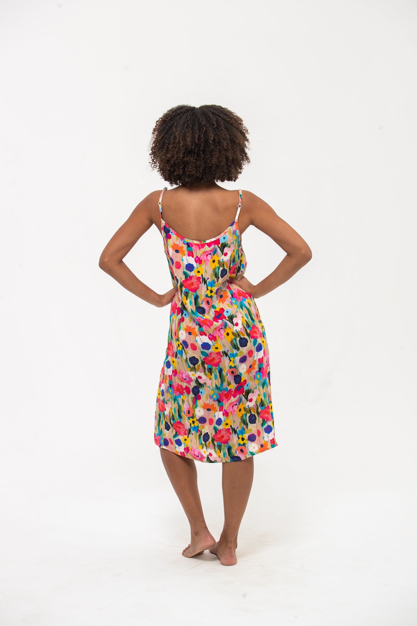 Cami Nightie - Pink Poppy