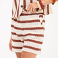 Ibiza Shorts - Chocolate & Creme