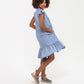 Ella Frill Dress - Light Denim