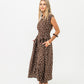 Cabo Dress - Chocolate and White Polka Dots