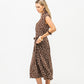 Cabo Dress - Chocolate and White Polka Dots