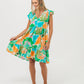 Ella Frill Dress - Tropical