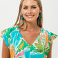 Ella Frill Dress - Tropical