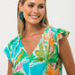 Ella Frill Dress - Tropical