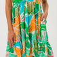 Ella Frill Dress - Tropical