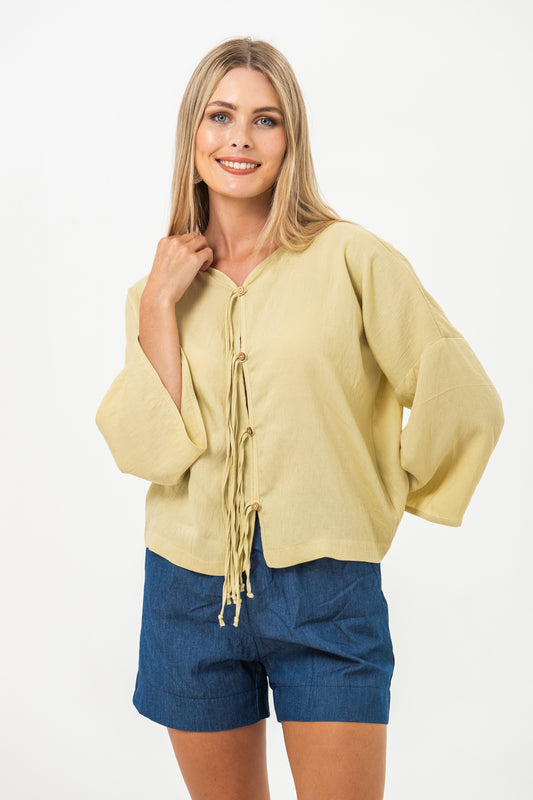 Amelia Shirt - Pistachio