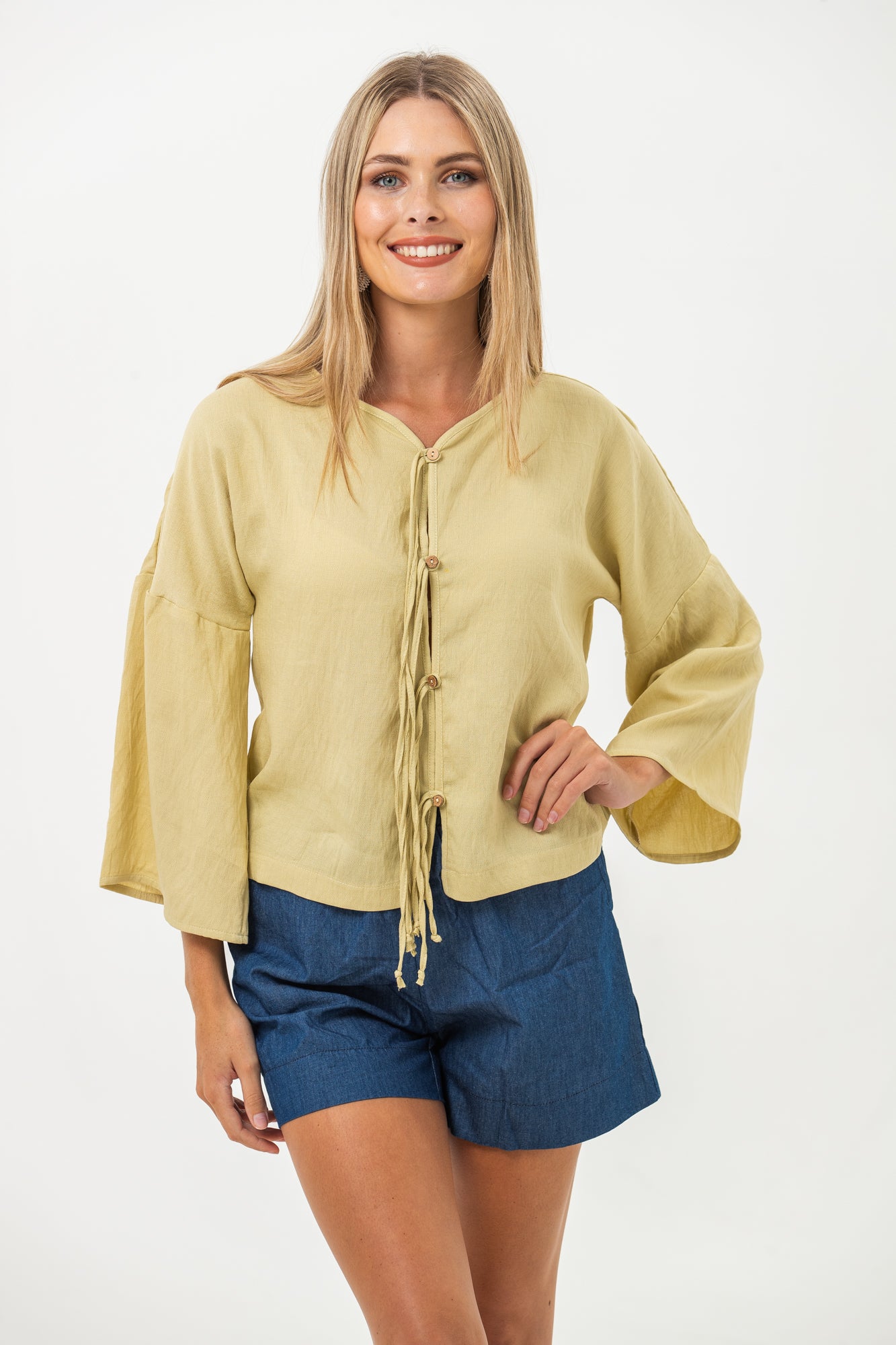 Amelia Shirt - Pistachio
