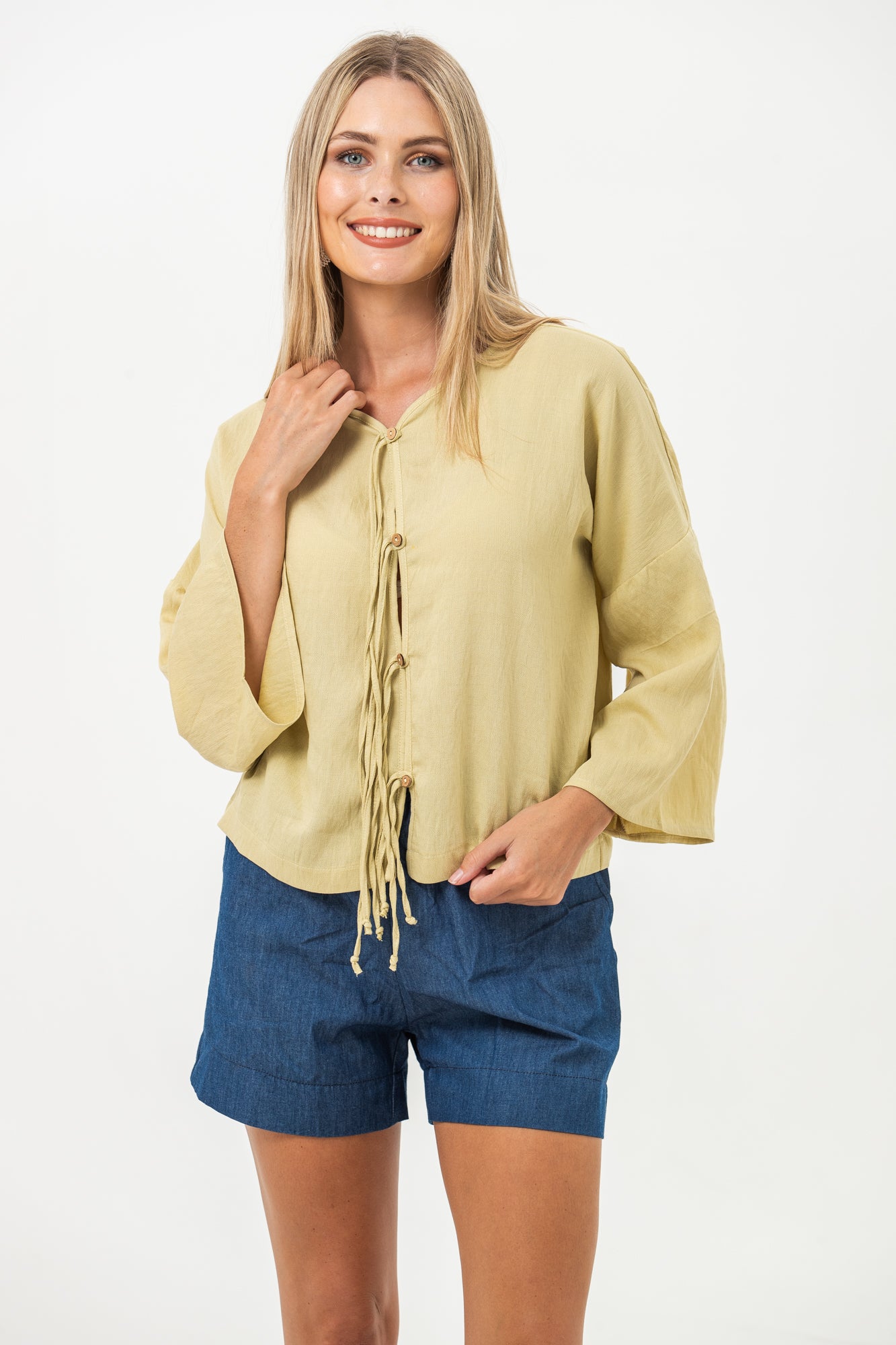 Amelia Shirt - Pistachio