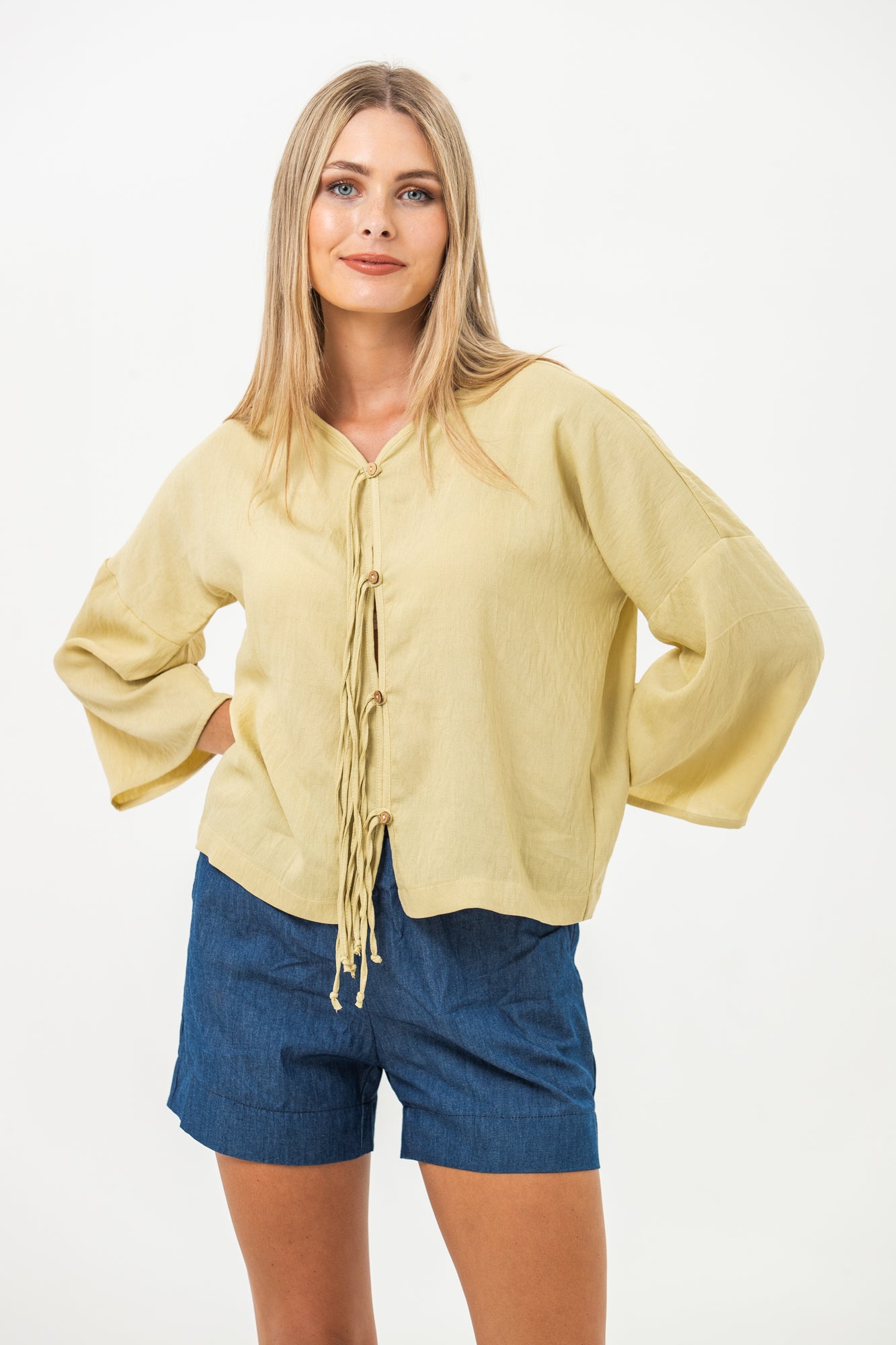 Amelia Shirt - Pistachio