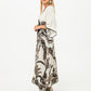 Georgia Kaftan Maxi Dress - Black and White