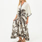 Georgia Kaftan Maxi Dress - Black and White