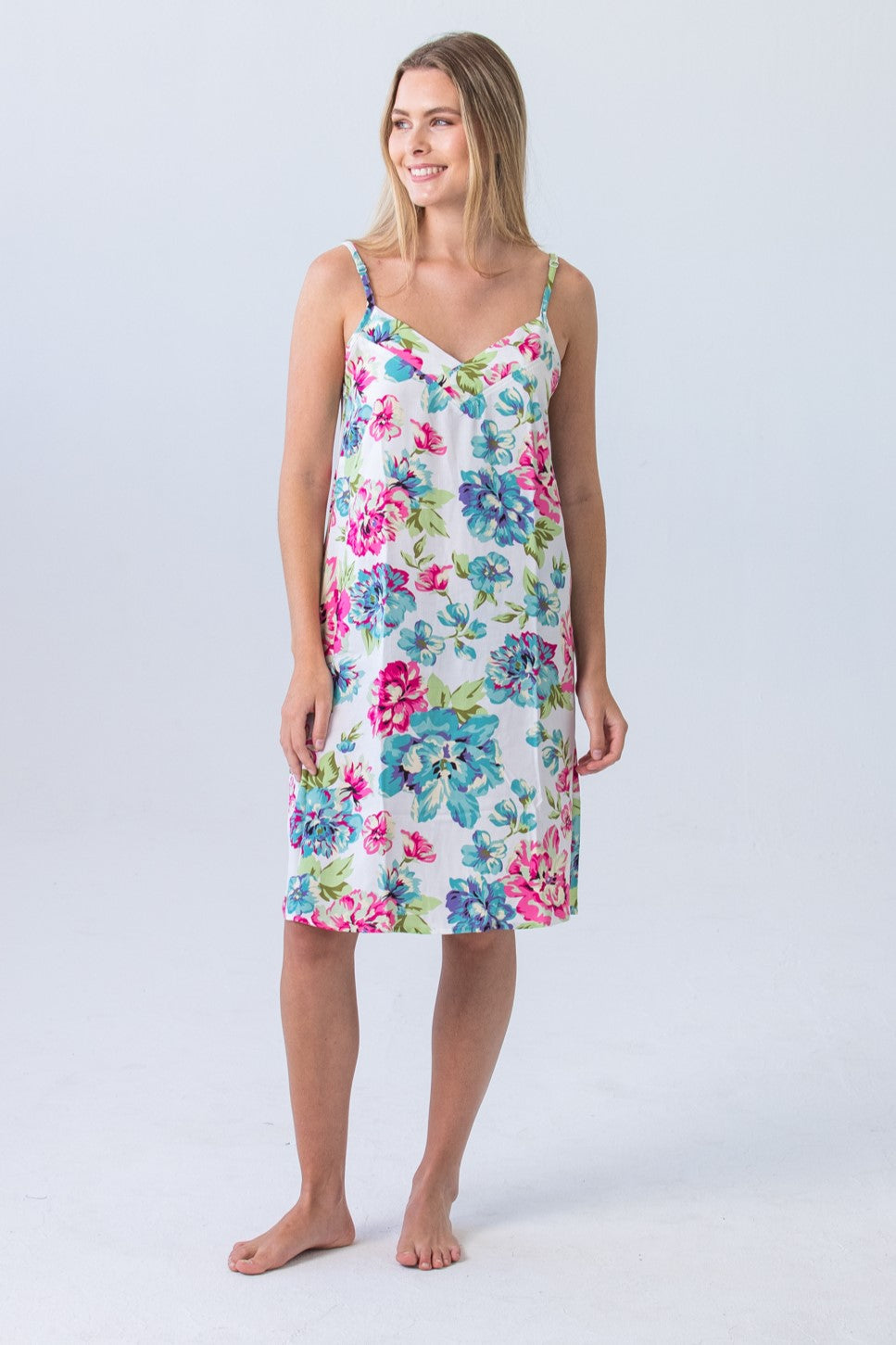 Cami Nightie - Floral Fantasy