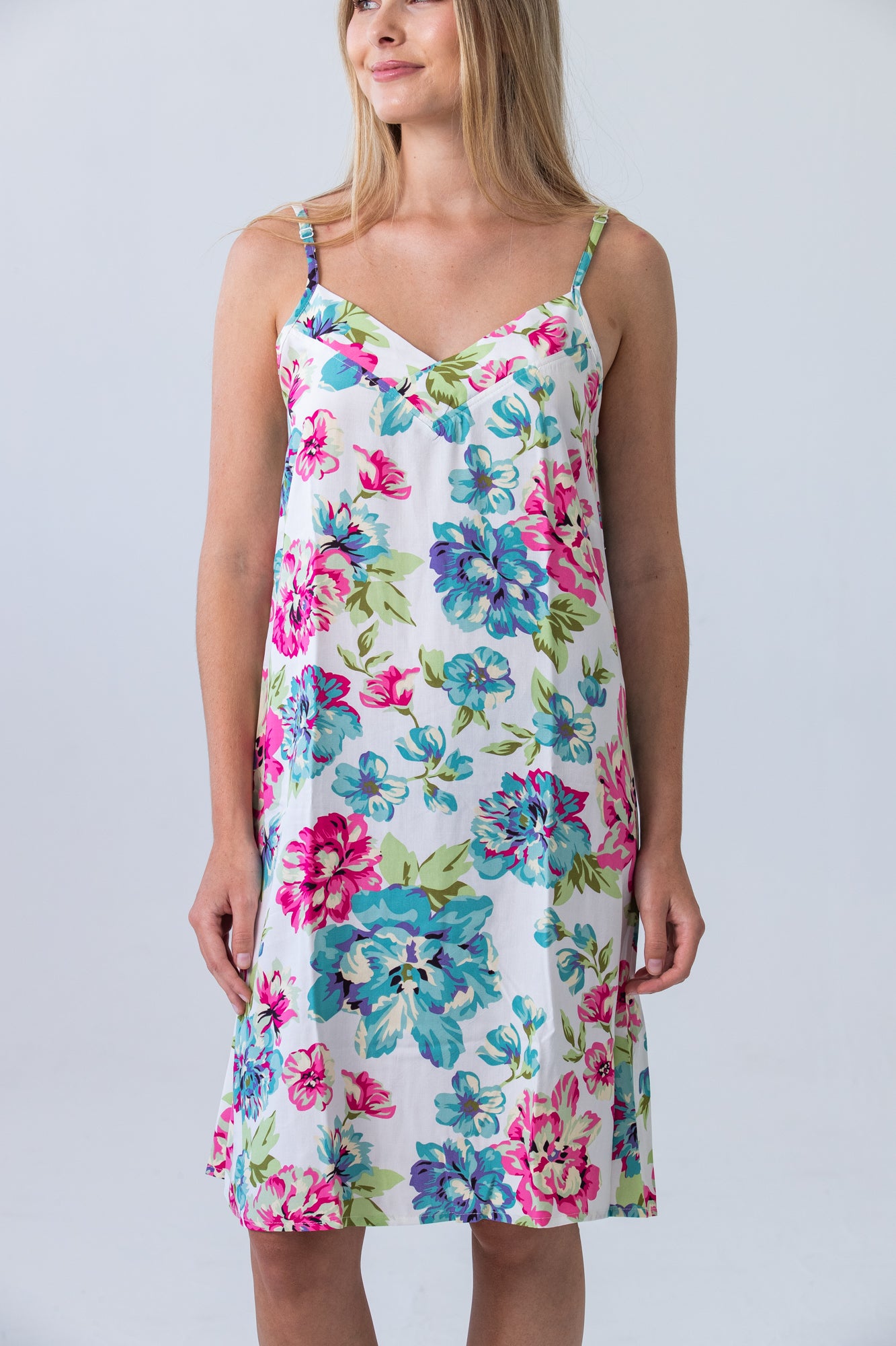 Cami Nightie - Floral Fantasy