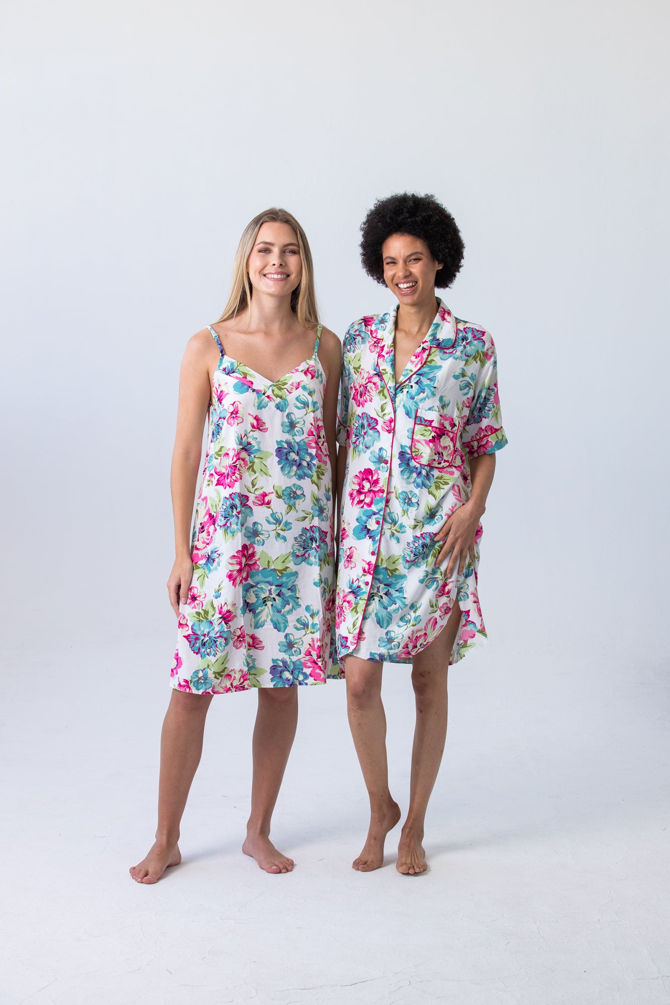 Cami Nightie - Floral Fantasy