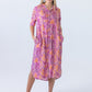 Tahiti Shirt Dress - Pink & Orange