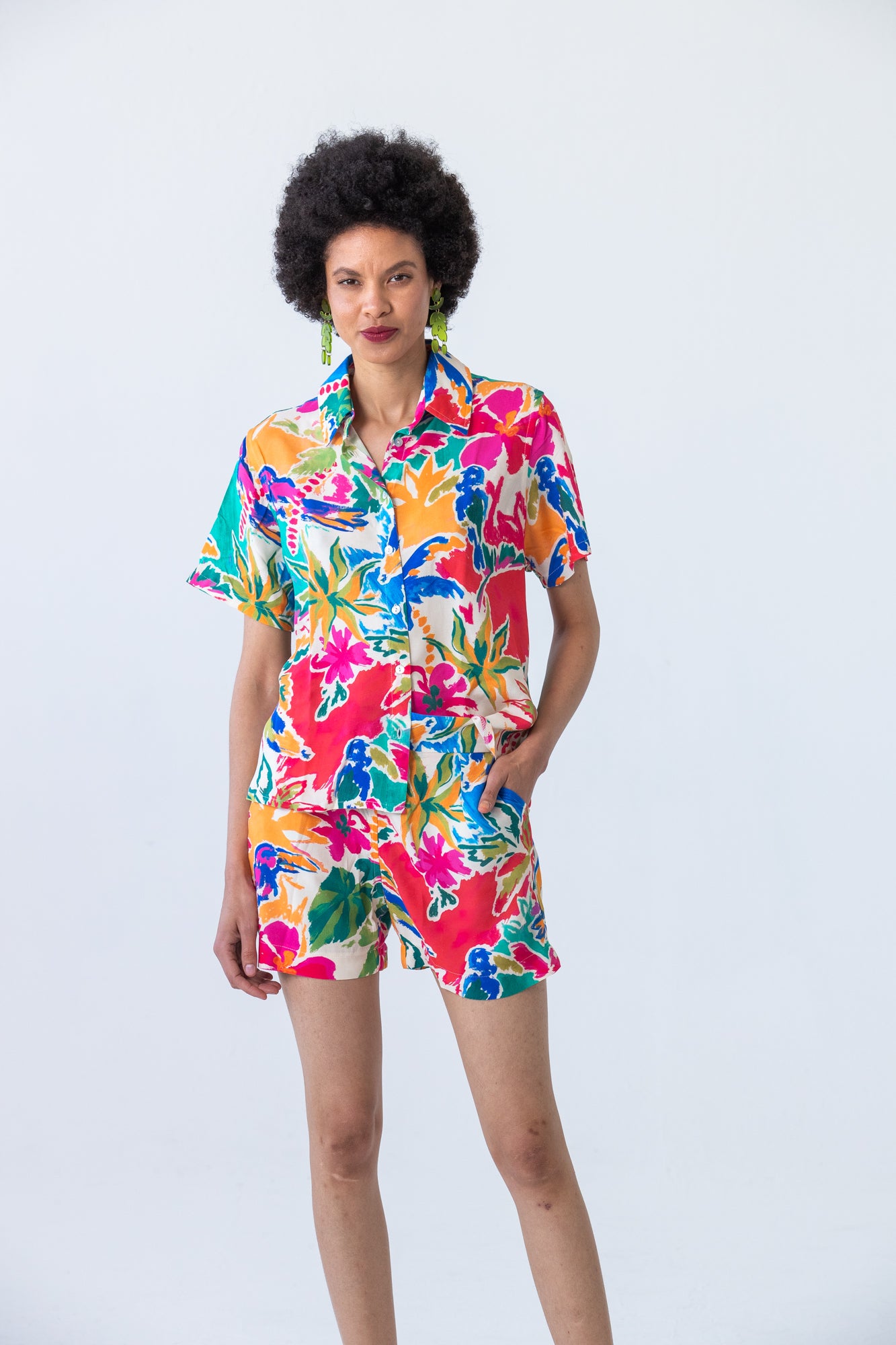 Bermuda Shirt - Tropical