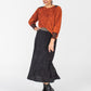 Paros Winter Puff Tee - Bronze velour and sequins