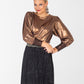 Paros Winter Puff Tee - Bronze & Sequins