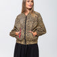 Josephine Bomber Jacket - Animal Print