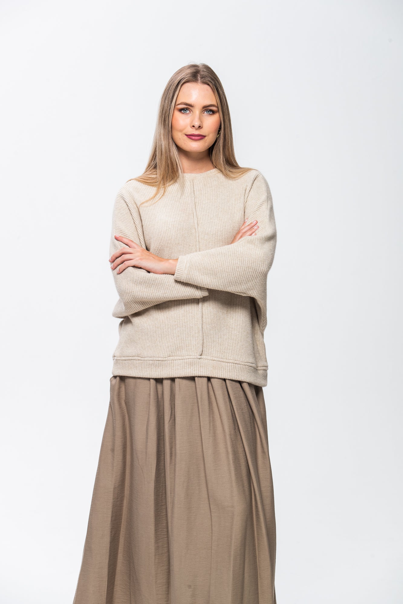 Diana Winter Knit - Creme