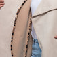 Kate Waterfall Coat - Creme