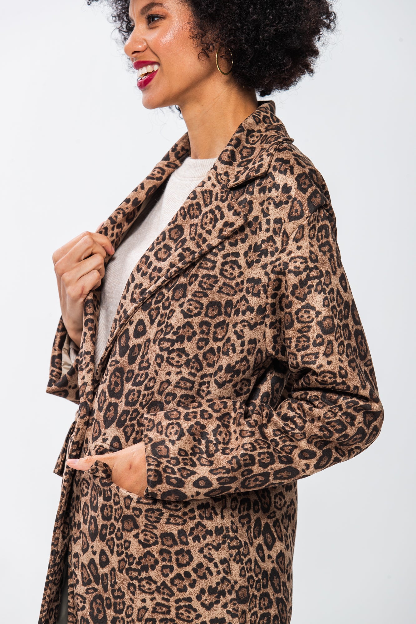 Naomi Coat - Animal Print