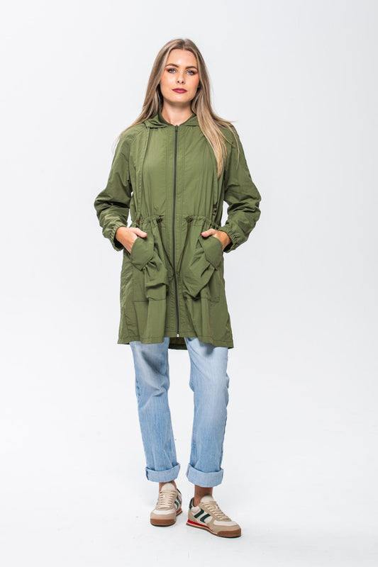The Sofia Raincoat - Khaki