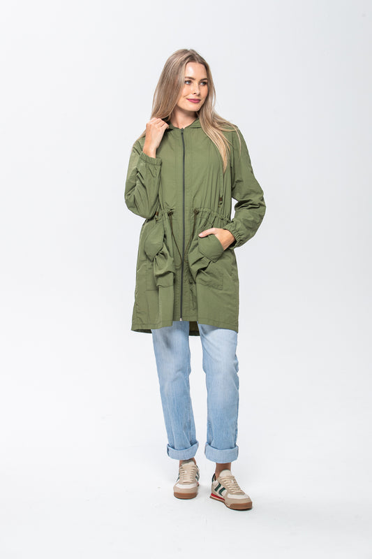 The Sofia Raincoat - Khaki
