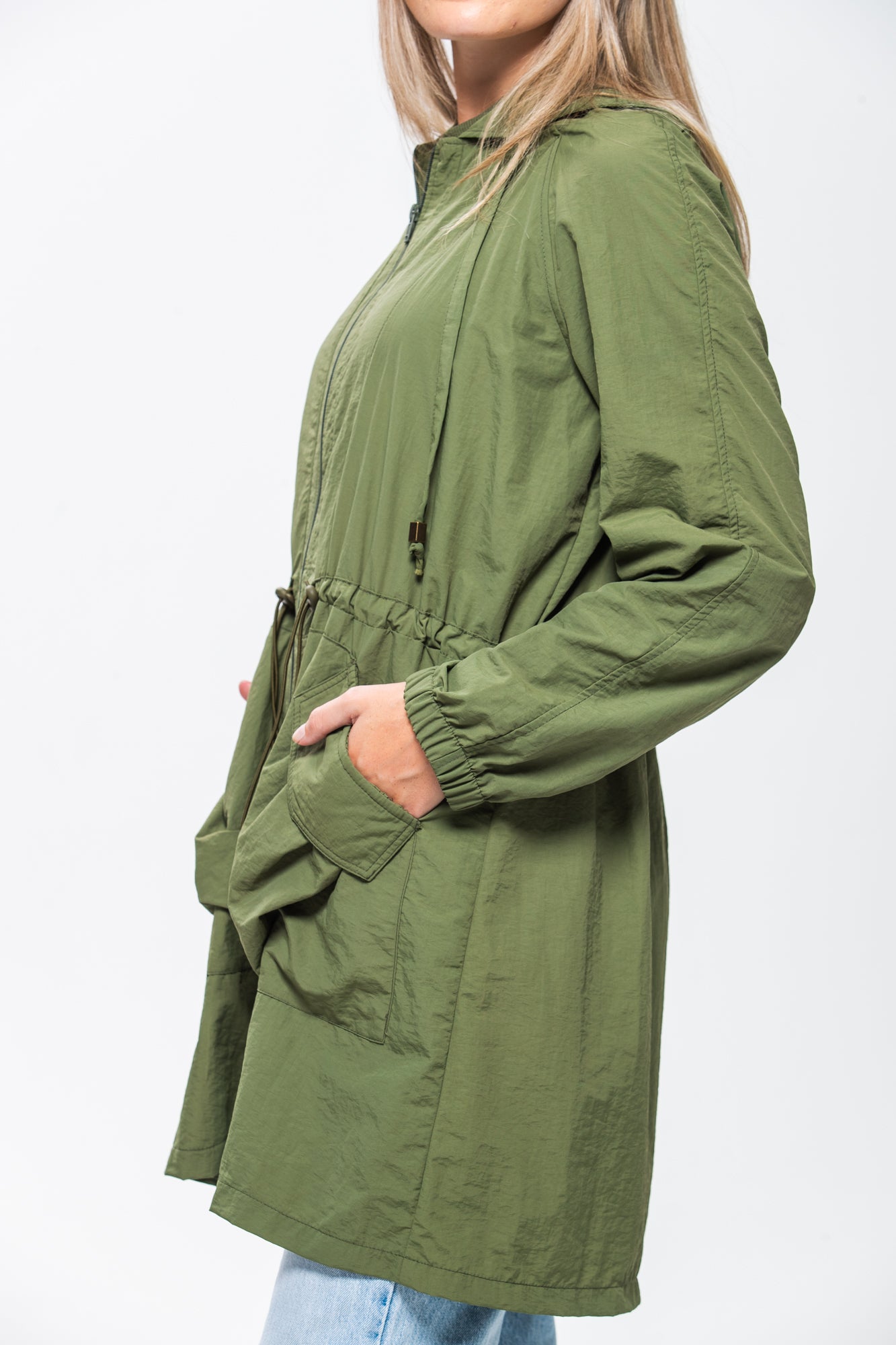 The Sofia Raincoat - Khaki
