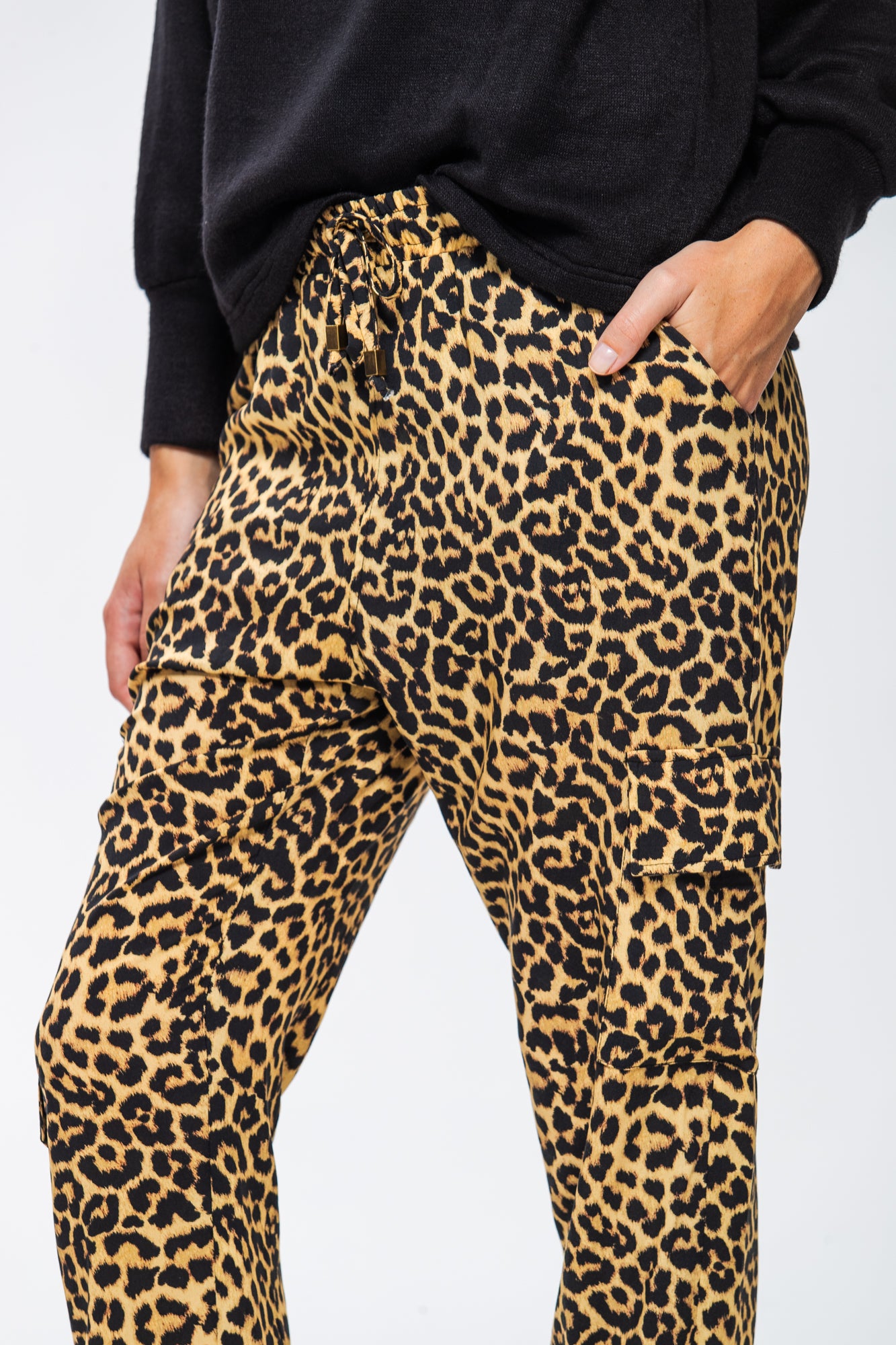 Boston Cargo Pants - Animal Print