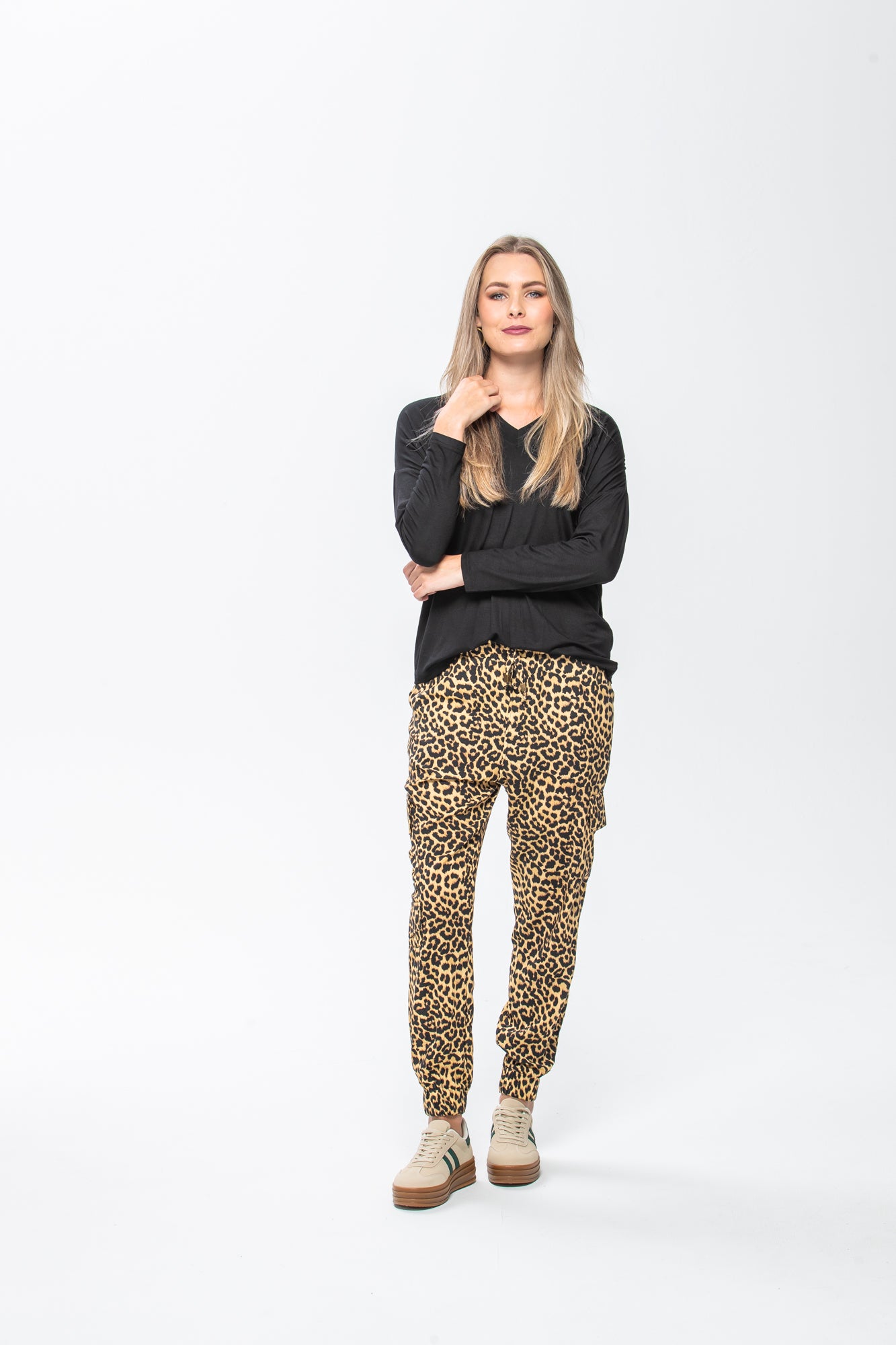 Boston Cargo Pants - Animal Print