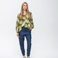 Emma Winter Shirt - Green & Creme
