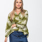 Emma Winter Shirt - Green & Creme